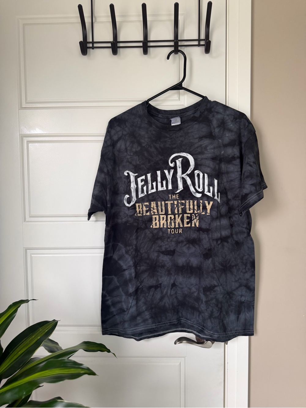 Tie-Dye 'Jelly Roll Beautifully Broken' Short Sleeve Tee